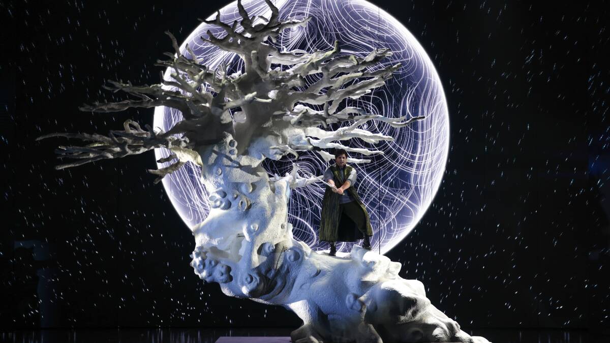 The world-first fully digital staging of Wagner's Ring Cycle in Brisbane received five-star reviews. (Nicholas Welsh/AAP PHOTOS)