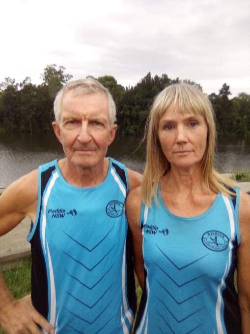 Liz Pratt (right), pictured with Ian Cooper, is calling for more awareness about the dangers of swimming in the Hawkesbury River, after witnessing people struggling in the water on numerous occasions. 