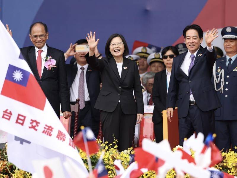 President Tsai Ing-wen said it was her duty to safeguard Taiwan's sovereignty and freedom. (EPA PHOTO)