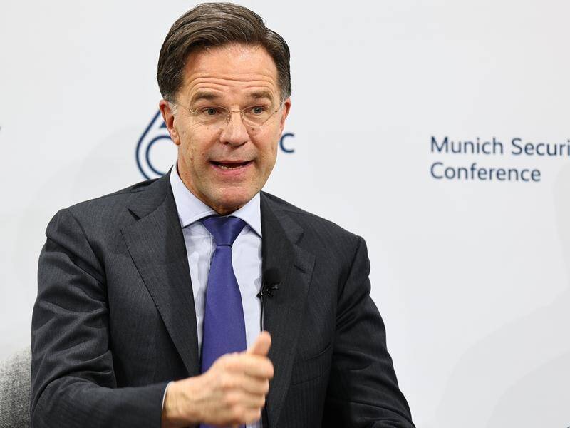 Diplomats say Mark Rutte has the backing of about 20 NATO members to head the military alliance. (EPA PHOTO)