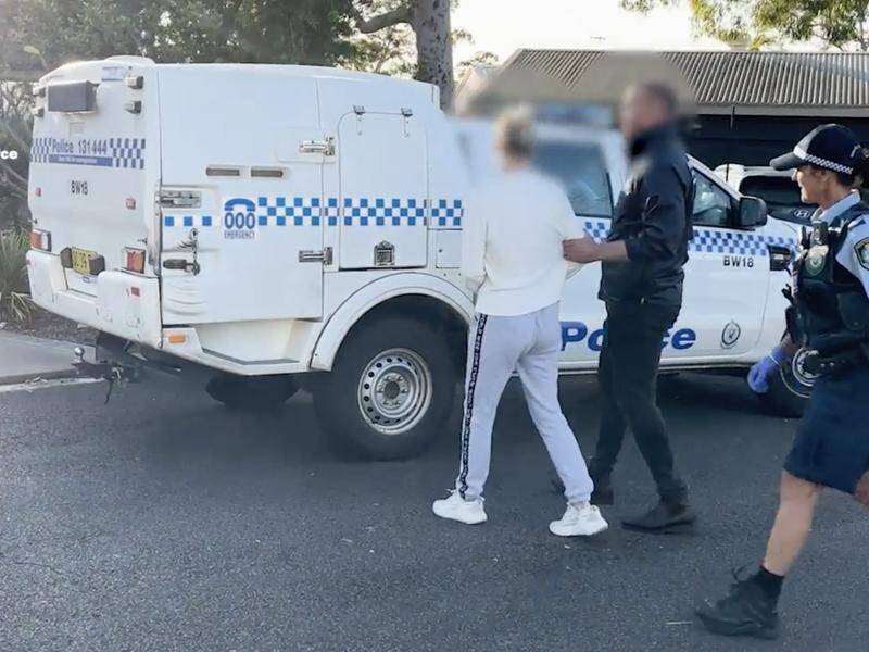 Police have raided Sydney homes during a crackdown on an alleged money laundering scheme. (HANDOUT/NSW POLICE)