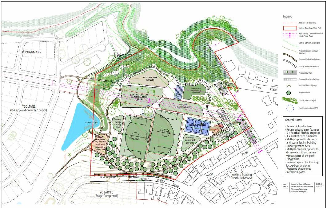 The Peel Park master plan.